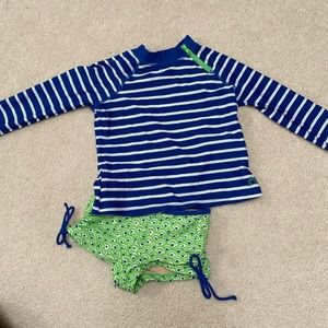 Cabana Life rash guard set toddler girl 3T